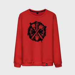 Мужской свитшот Лопатка и кисточки