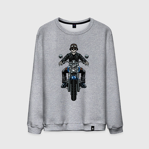 Мужской свитшот Skeletor racer / Меланж – фото 1