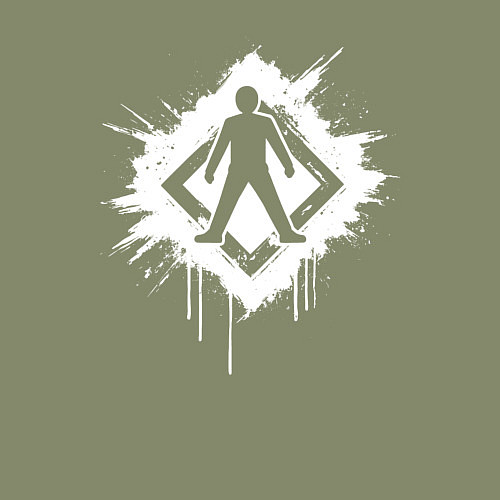 Мужской свитшот Главная дорога человеку / Авокадо – фото 3