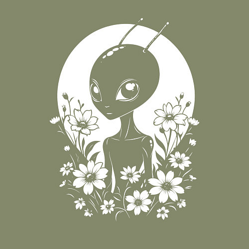 Мужской свитшот Лунный странник / Авокадо – фото 3