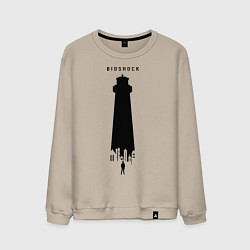 Мужской свитшот Биошок маяк