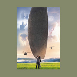 Свитшот хлопковый мужской Прибытие, цвет: авокадо — фото 2