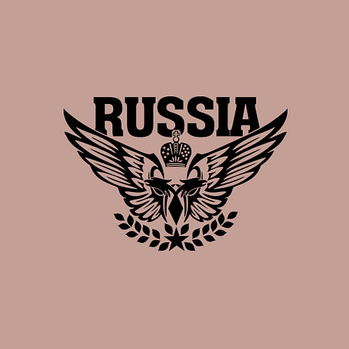 Мужской свитшот Russia: Empire Eagle / Пыльно-розовый – фото 3