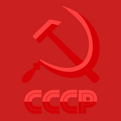 Свитшот хлопковый мужской СССР Логотип, цвет: красный — фото 2