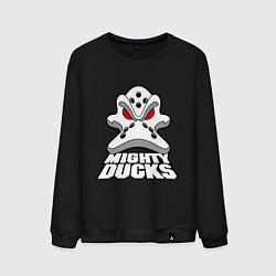 Свитшот хлопковый мужской HC Anaheim Ducks, цвет: черный