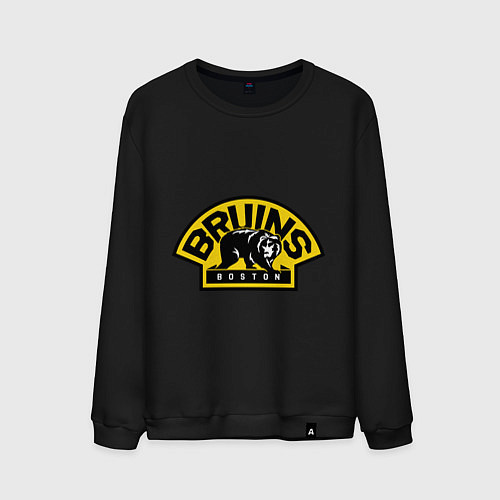 Мужской свитшот HC Boston Bruins Label / Черный – фото 1