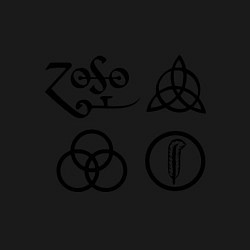 Свитшот хлопковый мужской Led Zeppelin: symbols, цвет: черный — фото 2