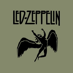 Свитшот хлопковый мужской Led Zeppelin, цвет: авокадо — фото 2