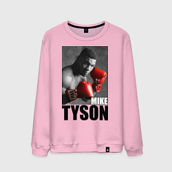 Свитшот хлопковый мужской Mike Tyson, цвет: светло-розовый