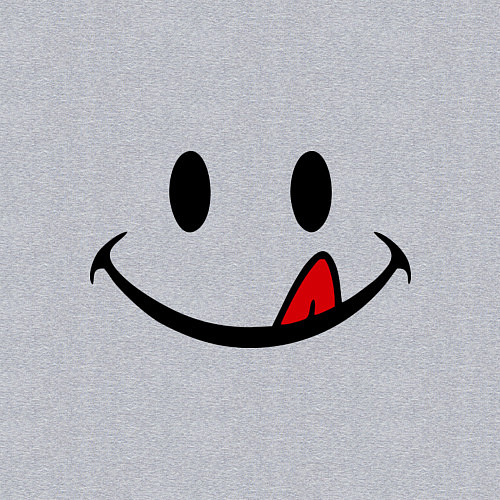 Мужской свитшот Smile / Меланж – фото 3