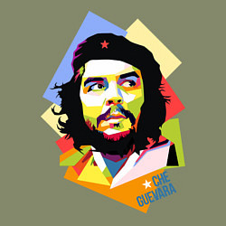 Свитшот хлопковый мужской Che Guevara Art, цвет: авокадо — фото 2