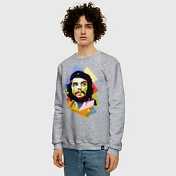 Свитшот хлопковый мужской Che Guevara Art, цвет: меланж — фото 2