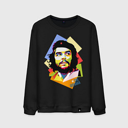 Свитшот хлопковый мужской Che Guevara Art, цвет: черный