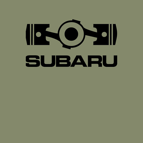 Мужской свитшот Subaru / Авокадо – фото 3