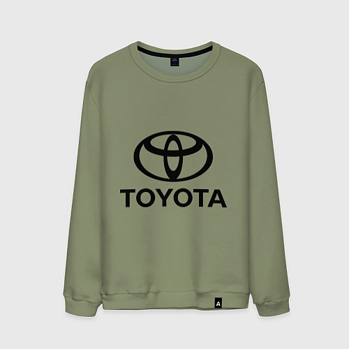 Мужской свитшот Toyota Logo / Авокадо – фото 1