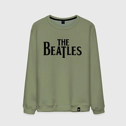 Свитшот хлопковый мужской The Beatles, цвет: авокадо