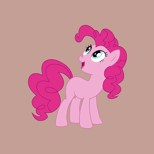 Мужской свитшот Пони Пинки Пай / Пыльно-розовый – фото 3