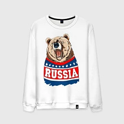 Мужской свитшот Made in Russia: медведь
