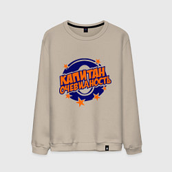 Мужской свитшот Капитан Очевидность