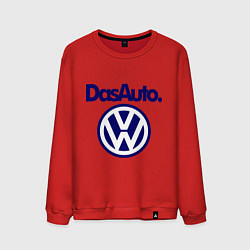 Свитшот хлопковый мужской Volkswagen Das Auto, цвет: красный