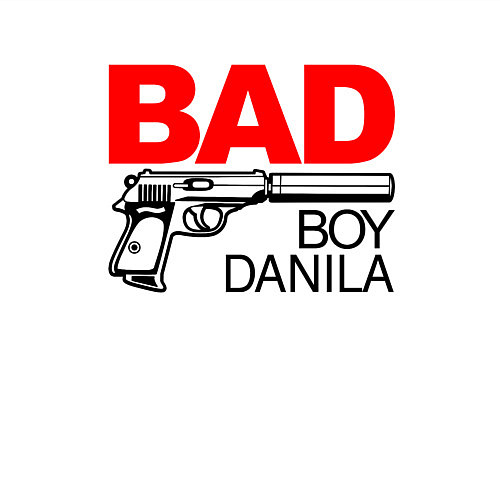 Мужской свитшот Bad boy Danila / Белый – фото 3