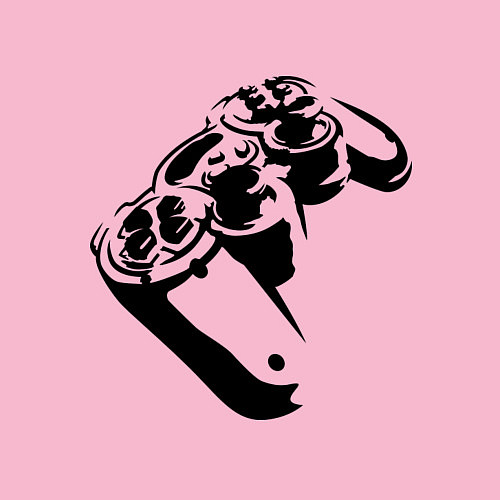 Мужской свитшот Геймпад Джойстик / Светло-розовый – фото 3