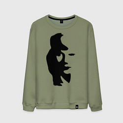 Мужской свитшот Саксофонист или девушка