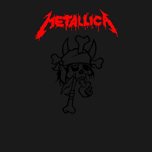 Мужской свитшот Metallica: Pushead Skull / Черный – фото 3