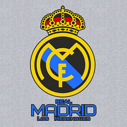 Свитшот хлопковый мужской Real Madrid, цвет: меланж — фото 2