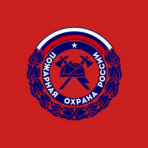 Мужской свитшот Пожарная охрана России / Красный – фото 3