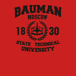 Свитшот хлопковый мужской BAUMAN University, цвет: красный — фото 2