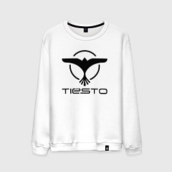 Свитшот хлопковый мужской Tiesto, цвет: белый