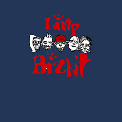 Свитшот хлопковый мужской Limp Bizkit Faces, цвет: тёмно-синий — фото 2