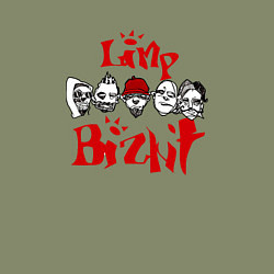 Свитшот хлопковый мужской Limp Bizkit Faces, цвет: авокадо — фото 2