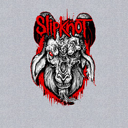 Свитшот хлопковый мужской Slipknot Goat, цвет: меланж — фото 2