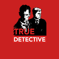 Свитшот хлопковый мужской True Detective, цвет: красный — фото 2