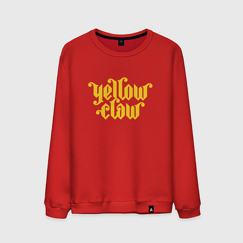 Мужской свитшот Yellow Claw / Красный – фото 1