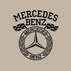 Свитшот хлопковый мужской Mercedes Benz, цвет: миндальный — фото 2