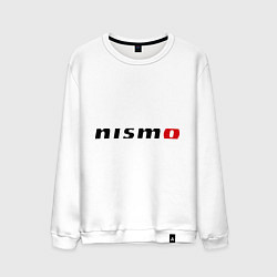 Свитшот хлопковый мужской Nismo, цвет: белый