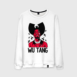 Свитшот хлопковый мужской Wu-Tang Insects, цвет: белый