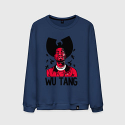 Свитшот хлопковый мужской Wu-Tang Insects, цвет: тёмно-синий