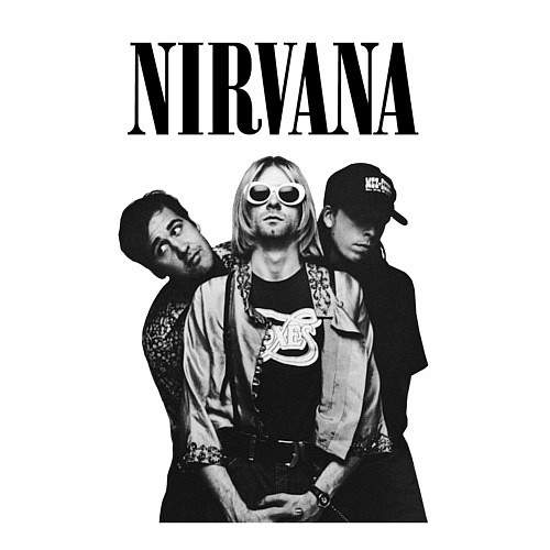 Мужской свитшот Nirvana Group / Белый – фото 3