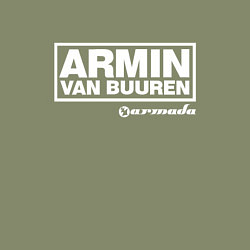 Свитшот хлопковый мужской Armin van Buuren, цвет: авокадо — фото 2