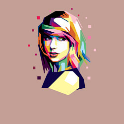 Свитшот хлопковый мужской Taylor Swift Art, цвет: пыльно-розовый — фото 2