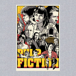 Свитшот хлопковый мужской Pulp Fiction Stories, цвет: меланж — фото 2