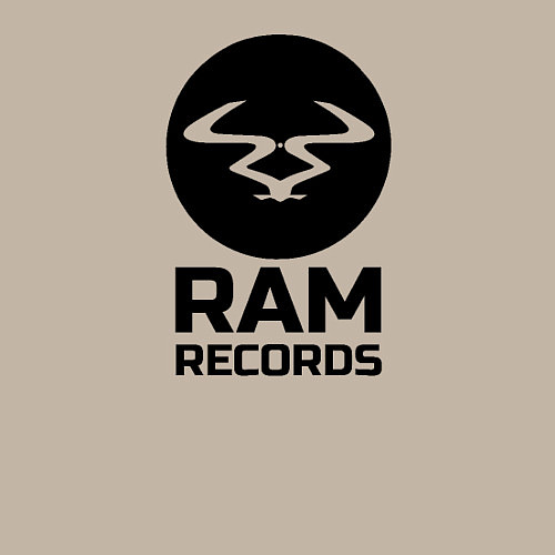 Мужской свитшот Ram Records / Миндальный – фото 3