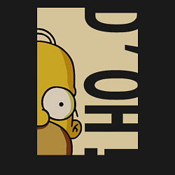 Свитшот хлопковый мужской Homer Doh!, цвет: черный — фото 2