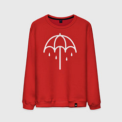 Свитшот хлопковый мужской BMTH Symbol, цвет: красный