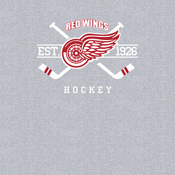 Свитшот хлопковый мужской Detroit Red Wings: Est.1926, цвет: меланж — фото 2