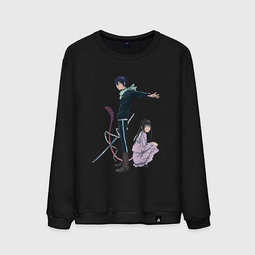 Мужской свитшот Бездомный бог / Черный – фото 1